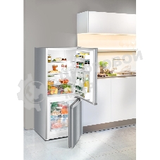 Холодильник Liebherr CUele 2331-26 001 серебристый двухкамерный 156/53л морозилка снизу