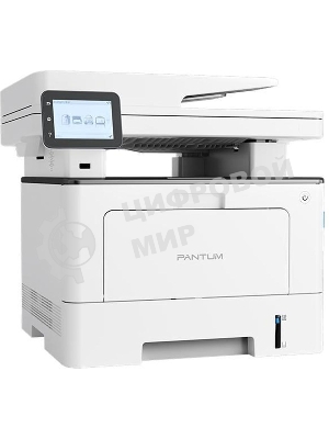 МФУ лазерное Pantum BM5201ADW, A4, ч/б, печ. 42 стр/мин., скан. до 24 стр/мин. (ч/б) 8 стр/мин. цвет, 1200x1200 dpi, Bluetooth, Ethernet, USB, Wi-Fi, проектная модель