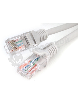 Патч-корд Premier PP31-0.5M-LSZH 1 Гбит/с UTP 4 пары cat.5e CCA molded 0.5м серый RJ-45 (m)-RJ-45 (m)