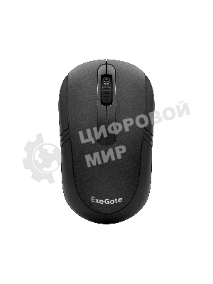 Мышь беспроводная ExeGate Professional Standard SR-9021 черный, 1200 dpi, радиоканал, USB, кнопки - 3