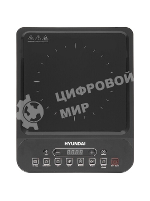 Плита Индукционная Hyundai HYC-0120 черный стеклокерамика (настольная)
