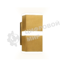 Настенный светодиодный светильник с акрилом Ambrella light FW191 SGD золото песок LED 4200K 12W 140*60*80