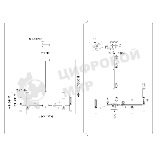 Люстра Ambrella light LH53355/9 GD/CL/WH золото/прозрачный/белый G9*9 max 40W D850*890