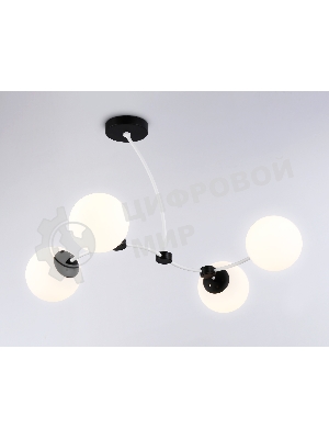 Светитльник Ambrella Light TR2542/4 WH/BK белый/черный E27/4 max 60W 700*450*450