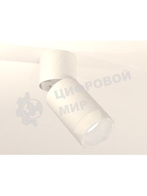 Комплект накладного поворотного светильника Ambrella light XM6312082 SWH/WH/FR белый песок/белый/белый матовый MR16 GU5.3 (A2220, C6312, N6248)