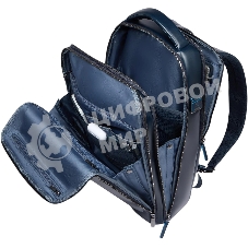 Рюкзак мужской Piquadro Blue Square CA6817B2/BLU2 синий натур.кожа