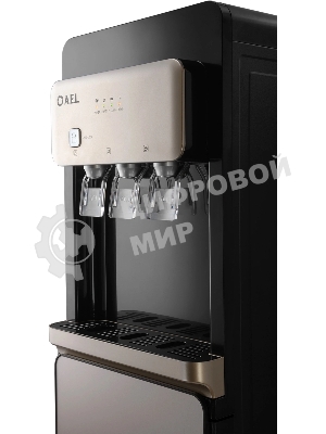 Кулер для воды AEL LD-AEL-806a, нижняя загрузка, нагрев 95 °С, охлаждение 10 °С, черный/золотистый