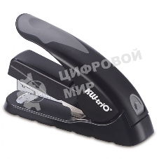 Степлер настольный Kw-Trio 5618 Soft-Touch 24/6 24/8 26/6 26/8 (40 листов) снижение усилия, ассорти, 100 скоб, металл/пластик