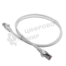 Патч-корд LANMASTER LSZH FTP cat.5e, 10 м, серый