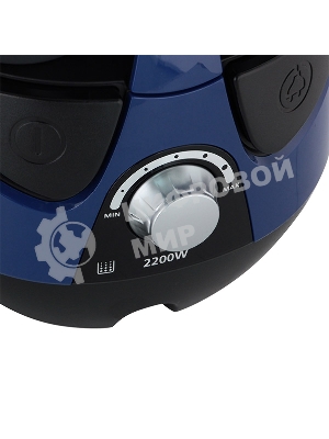 Пылесос Samsung VCC8836V36/XEV синий/черный, 430/2200 Вт, уборка сухая, пылесборник контейнер 2 л