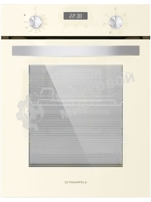 Шкаф духовой электрический Maunfeld EOEM516BG, 45 см, 51 л, бежевый, встраиваемый
