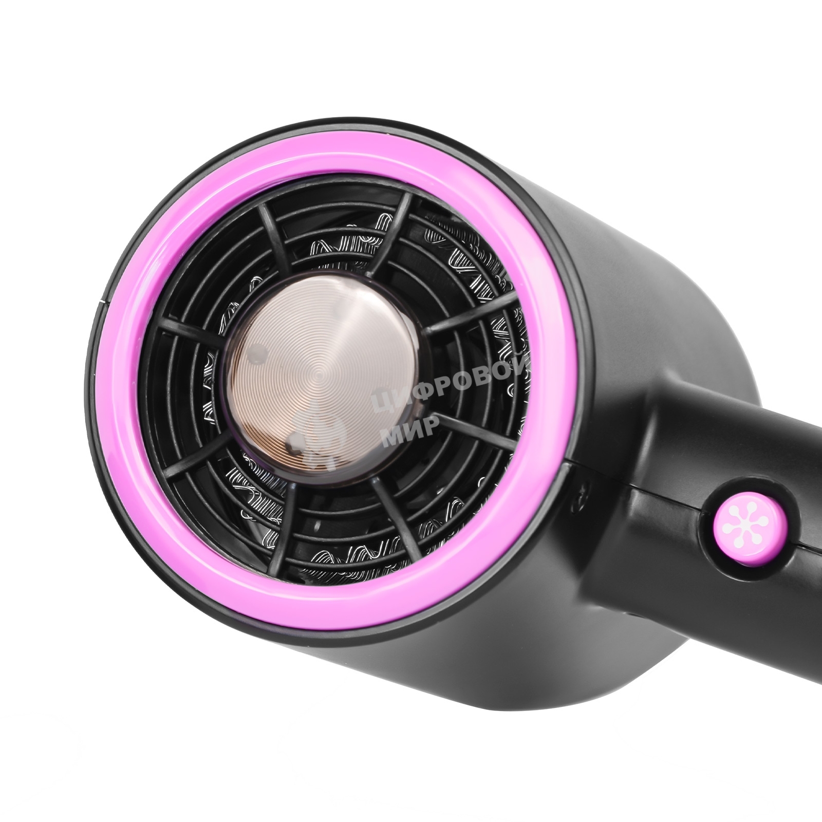 Фен Galaxy Line GL 4346 черный, 1400 Вт, компактный