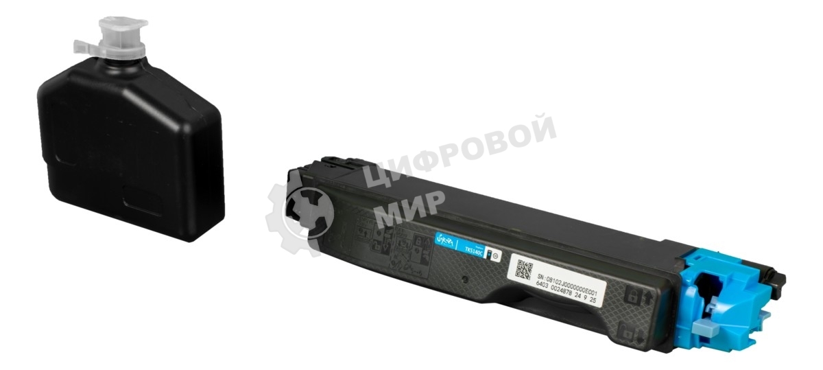 Картридж Sakura TK5140C для Kyocera Mita, синий, 5000 к.
