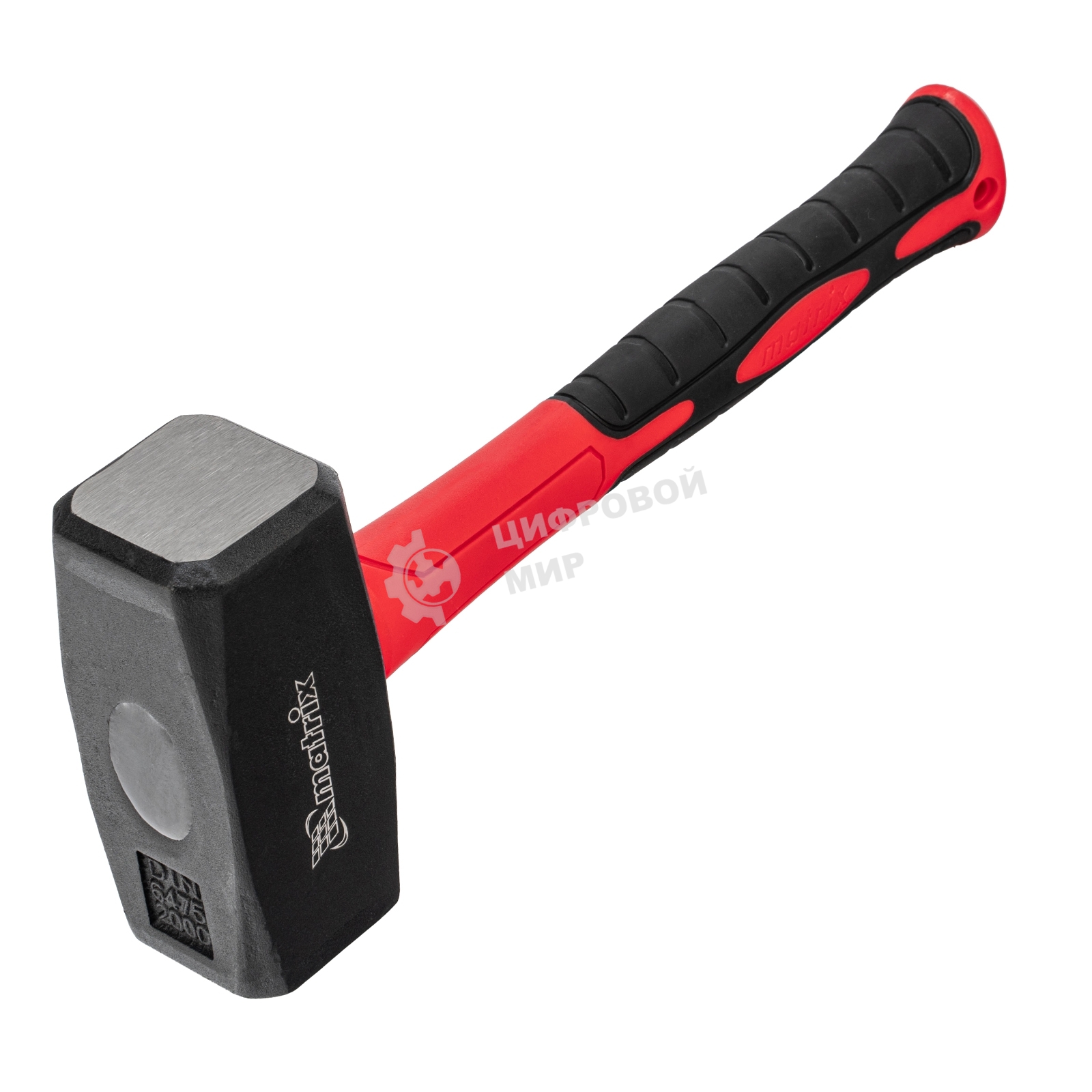 Кувалда Matrix ''optimal'' 2000 г, фибергласовая обрезиненная рукоятка