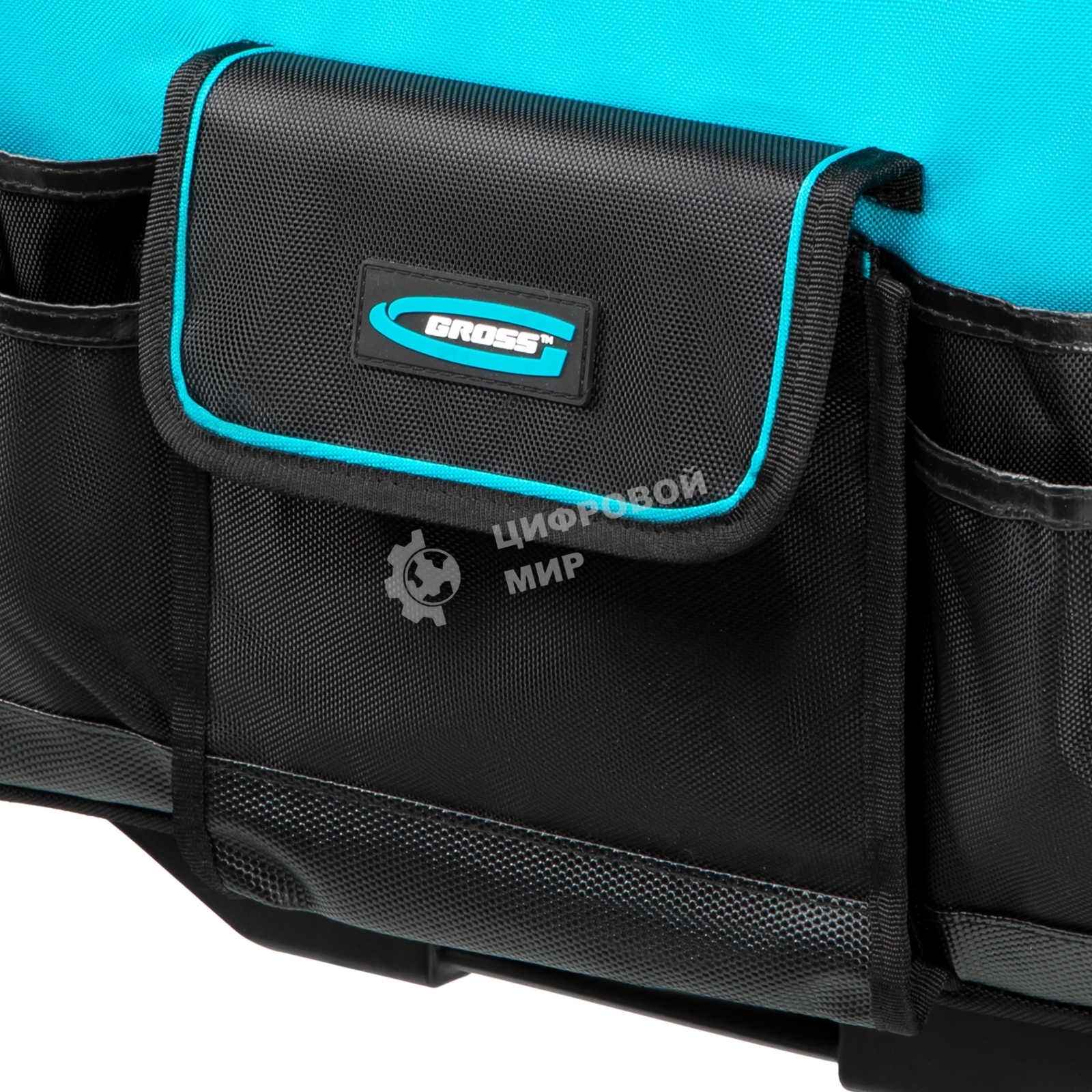 Сумка для инструмента Gross 460х240х340мм, выдвижная рукоятка, колеса