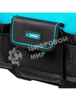 Сумка для инструмента Gross 460х240х340мм, выдвижная рукоятка, колеса