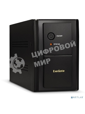 Источник бесперебойного питания ExeGate SpecialPro UNB-1500.LED.AVR.C13.RJ 1500VA/950W, LED, AVR, 6*IEC-C13, RJ45/11, черный