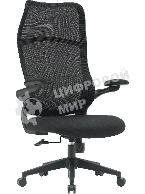 Кресло компьютерное Cactus CS-MC505-BK черный, сиденье черный, сетка/ткань, крестов. пластик