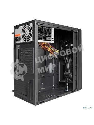 Компьютерный корпус Minitower ExeGate BAA-109U2-AAA450 (mATX, AAA450 8см, 2*USB+2*USB 3.0, аудио, черный)