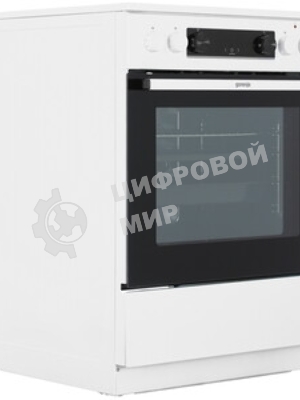 Плита электрическая Gorenje GEC6C40WD белый, конфорок 4 электрических, духовка 71 л, 60 см x 85 см x 60 см