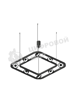 Корпус светильника C9182/8 SBK черный песок 700*700*800mm GX53/8