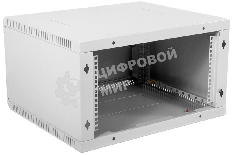 Шкаф телеком. настенный разборный 6U (600х520) дверь металл (ШРН-Э-6.500.1)