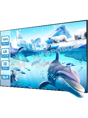 Экран на раме Cactus 127x224см Alr Expert CS-PSALRE-224X127-MM магнитное крепление 16:9 настенный натяжной черный