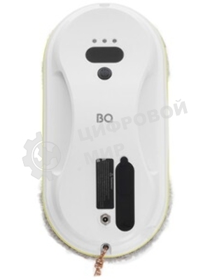 Робот-мойщик окон BQ WR200S белый. Мощность 80 Вт/Объем для чистящего средства 110мл/Параметры электропитания 100-240 В,50-60 Гц/Страховочный трос 4м/Минимальная рабочая зона 40х40см/Для всех видов гладких поверхностей: кафель, ламинат, стекло