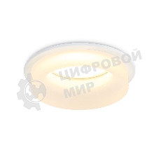 Светильник Ambrella light TN1302 WH/FR белый/белый матовый MR16 GU5.3 D80*42
