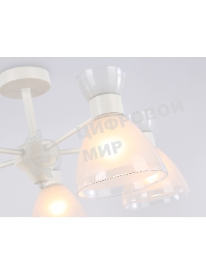 Светильник Ambrella light TR3179/5 WH белый E27/5 max 40W D570*280