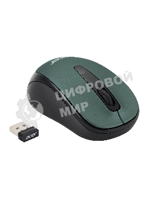 Мышь беспроводная Acer OMR135 зеленый, 1000 dpi, радиоканал, USB, кнопки - 3