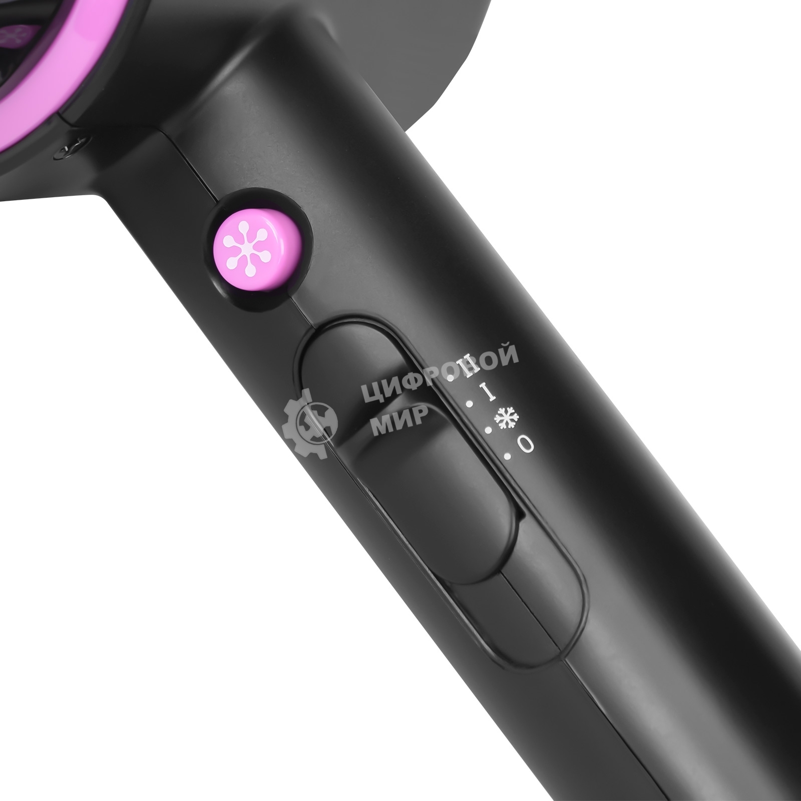 Фен Galaxy Line GL 4346 черный, 1400 Вт, компактный