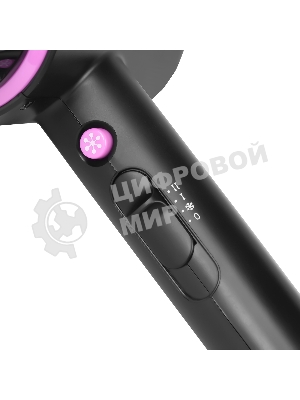 Фен Galaxy Line GL 4346 черный, 1400 Вт, компактный