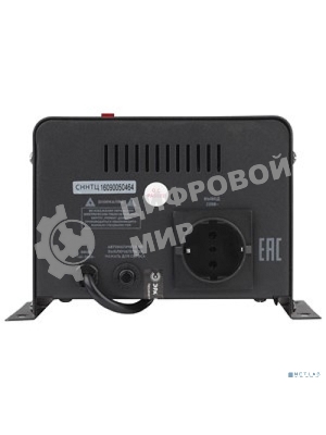 Стабилизатор напряжения ЭРА СННТ-500-Ц, черный