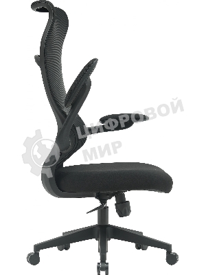 Кресло компьютерное Cactus CS-MC505-BK черный, сиденье черный, сетка/ткань, крестов. пластик