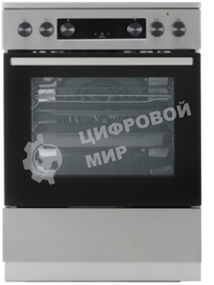 Плита электрическая Gorenje GECS6C70XC серебристый, конфорок 4 электрических, духовка 71 л, 60 см x 85 см x 60 см