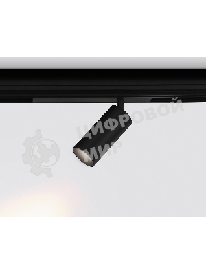 Управляемый светодиодный светильник для шинопровода Magnetic Ambrella light GL1222 BK черный IP20 18W 3000K-6400K 220V 36° D55*120 (Без ПДУ)
