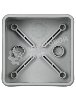 Коробка расп. КМ42435 о/п 80х80х40мм IP67 8 вв. серая IEK