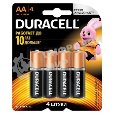 Батарея Duracell Basic CN LR6-4BL AA (4шт)