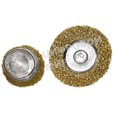 Набор щеток Matrix для дрели, 2 шт., 1 Плоская 100 мм, 1 Чашка 75 мм, со шпильками