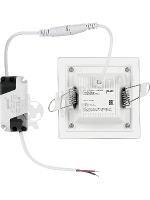 Светильник Gauss 6Вт 3000K цв.св.:белый теплый белый