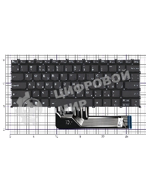 Клавиатура для ноутбука Lenovo Yoga 6 13ABR8, черная