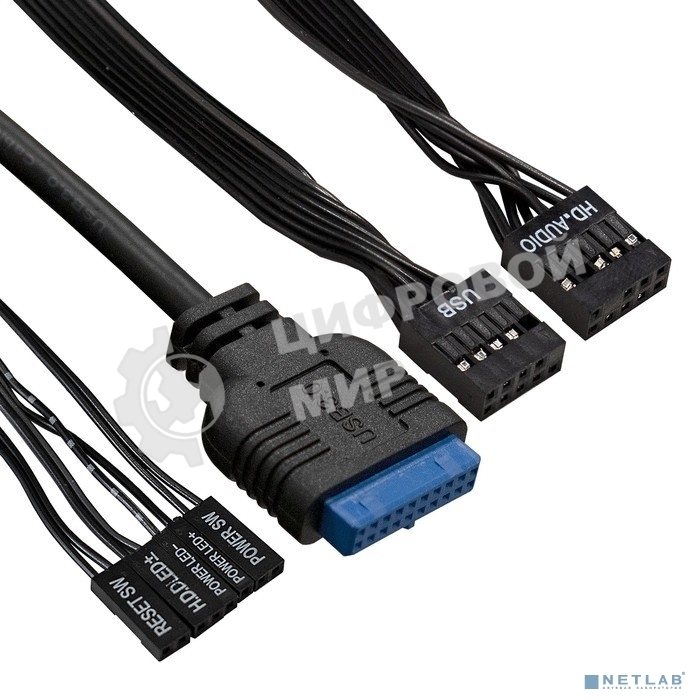 Компьютерный корпус Miditower ExeGate AA-440U-AA350 (ATX, AA350 8 см, 2хUSB+1хUSB 3.0, аудио, черный) ExeGate EX290177RUS