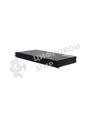 БРП Uniprom, управляемый, 1U, 240В, 1Ф, 16A, 10xC13 2xC19, 2м кабель, IEC320 C20