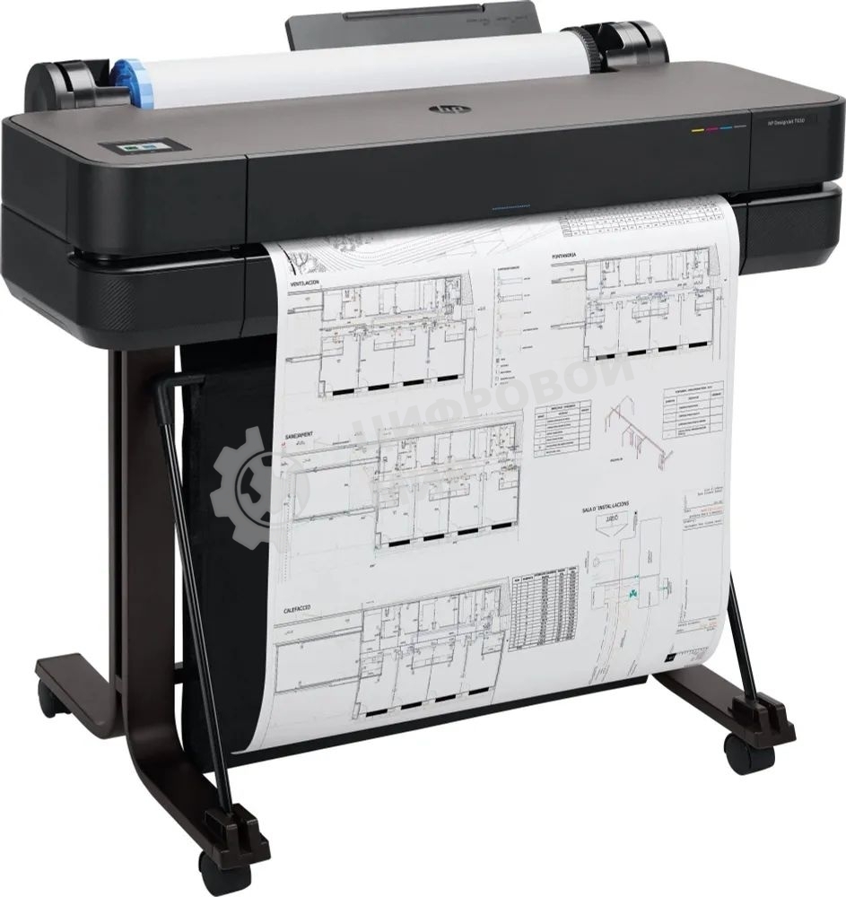 Плоттер струйный HP Designjet T630, A1, цветной, 24