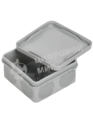 Коробка расп. КМ42435 о/п 80х80х40мм IP67 8 вв. серая IEK