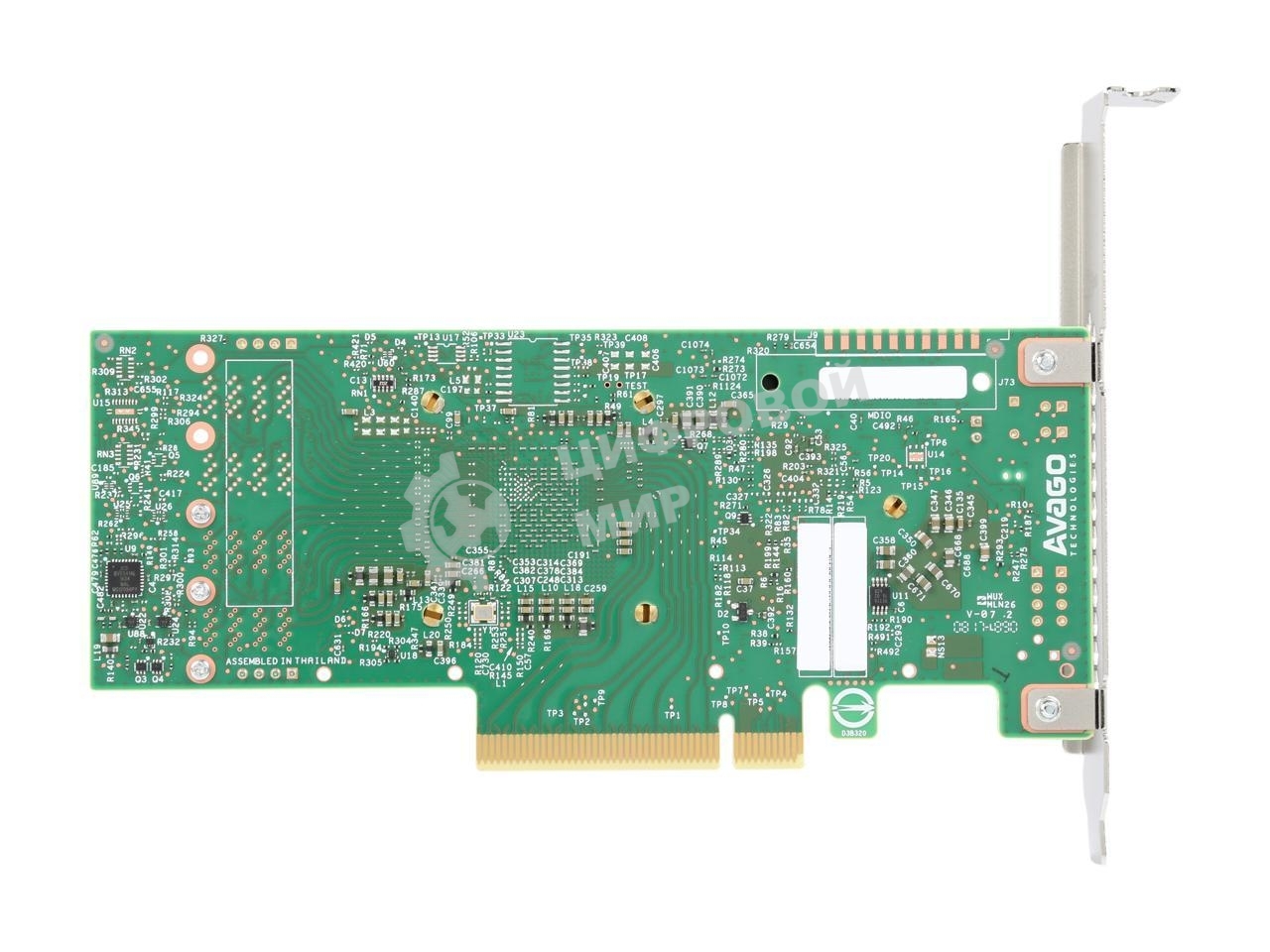 Контролер LSI 9400-8i SGL (05-50008-01), PCIe 3.1 x8 LP, Tri-Mode SAS/SATA/NVMe 12G HBA, 8port(1*int SFF8643), 3408 IOC