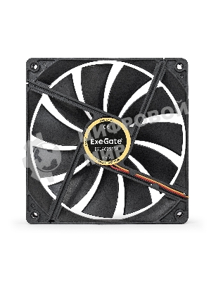 Вентилятор для корпуса ExeGate EX14025S3P черный, 140 мм, 1200 об/мин, 24 дБ, 3 pin
