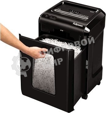 Шредер Fellowes Powershred 92Cs FS-1719301 P-4, 4х38мм, 18лст., 25лтр., уничтожает: скобы, карты, скрепки, CD