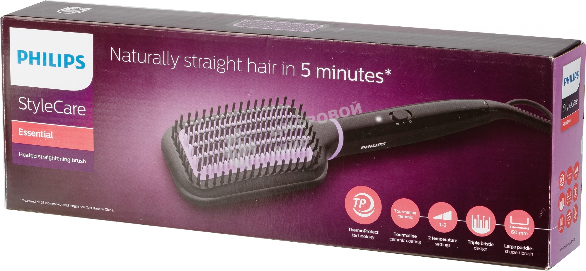 Расческа-выпрямитель Philips BHH880/00